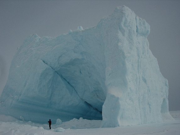 pond inlet iceberg cavern 2008