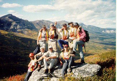 hanging out with the lads at nahanni